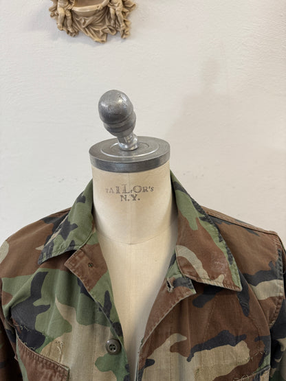 Vintage Woodland Jacket Us Army “M”