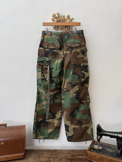 Vintage Woodland Cargo Pants M65 Us Army “W31”