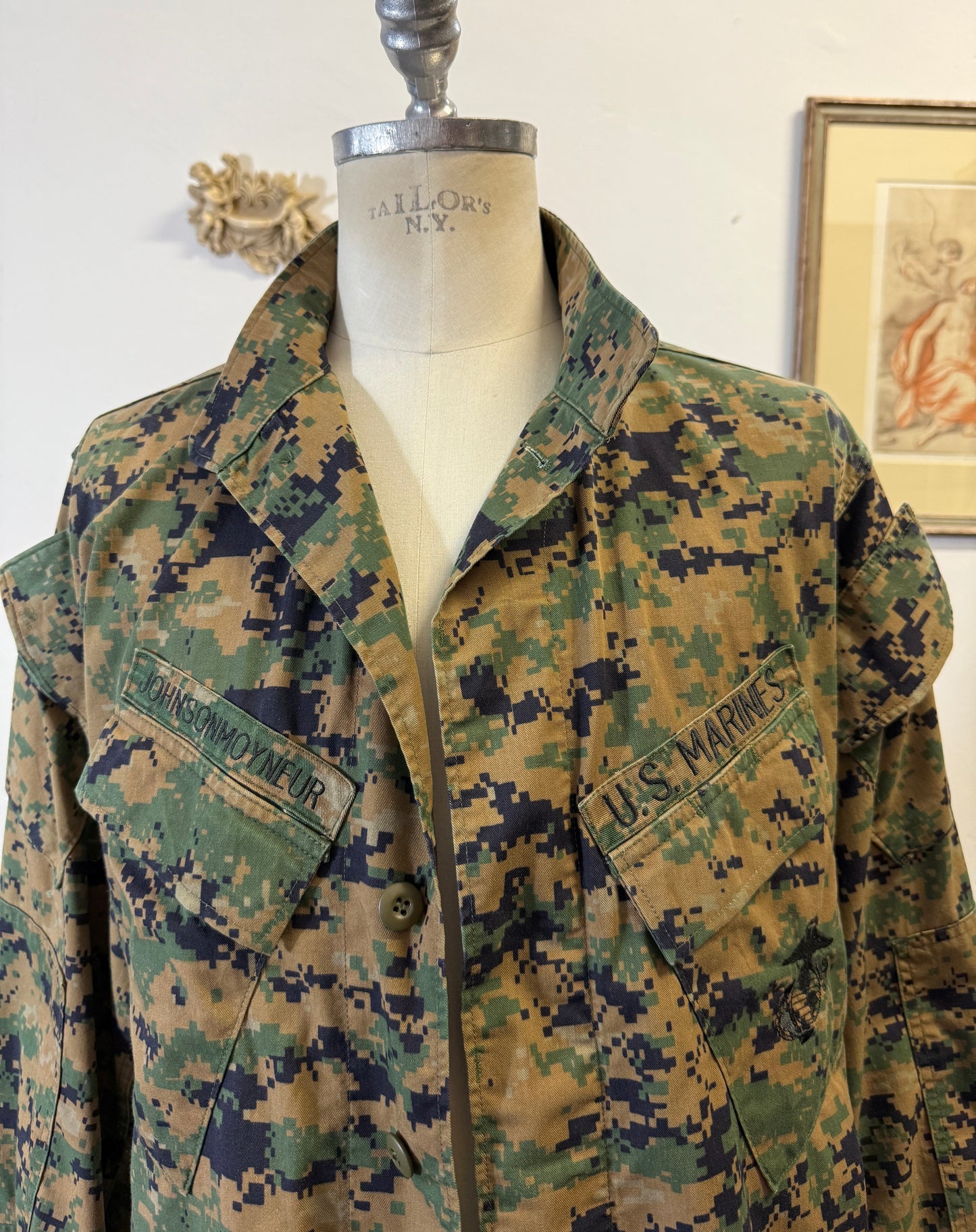 Vintage U.S. Marines Jacket JOHNSONMOYNEUR “L/XL”