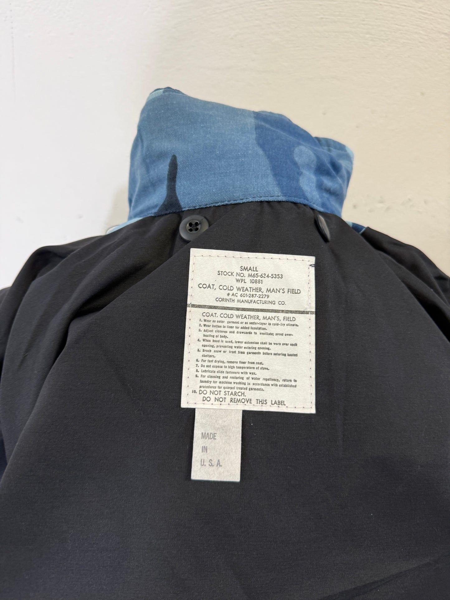 Camo Field Jacket M65 Made in Usa “M”