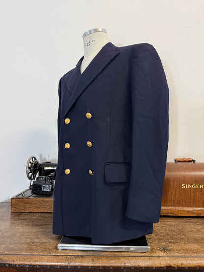 Vintage 00’s Italian Navy Double Breasted Jacket “L/XL”