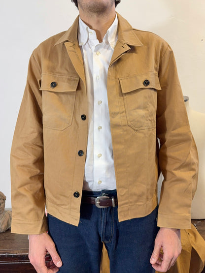 Vintage 70’s Deadstock Cropped Fit Work Jacket - Faded “L”