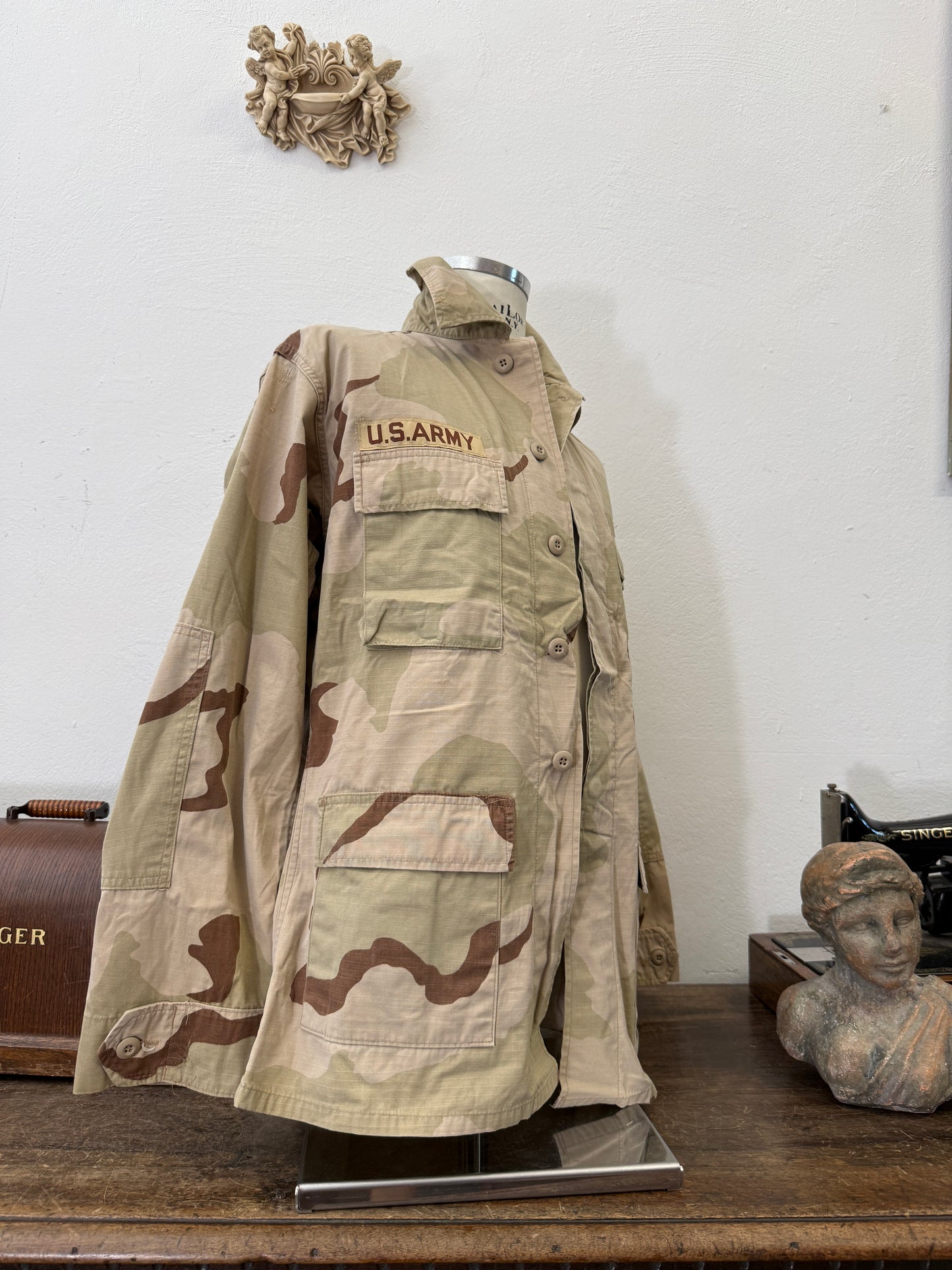 Vintage BDU Camo Jacket Ripstop US Army – L/XL