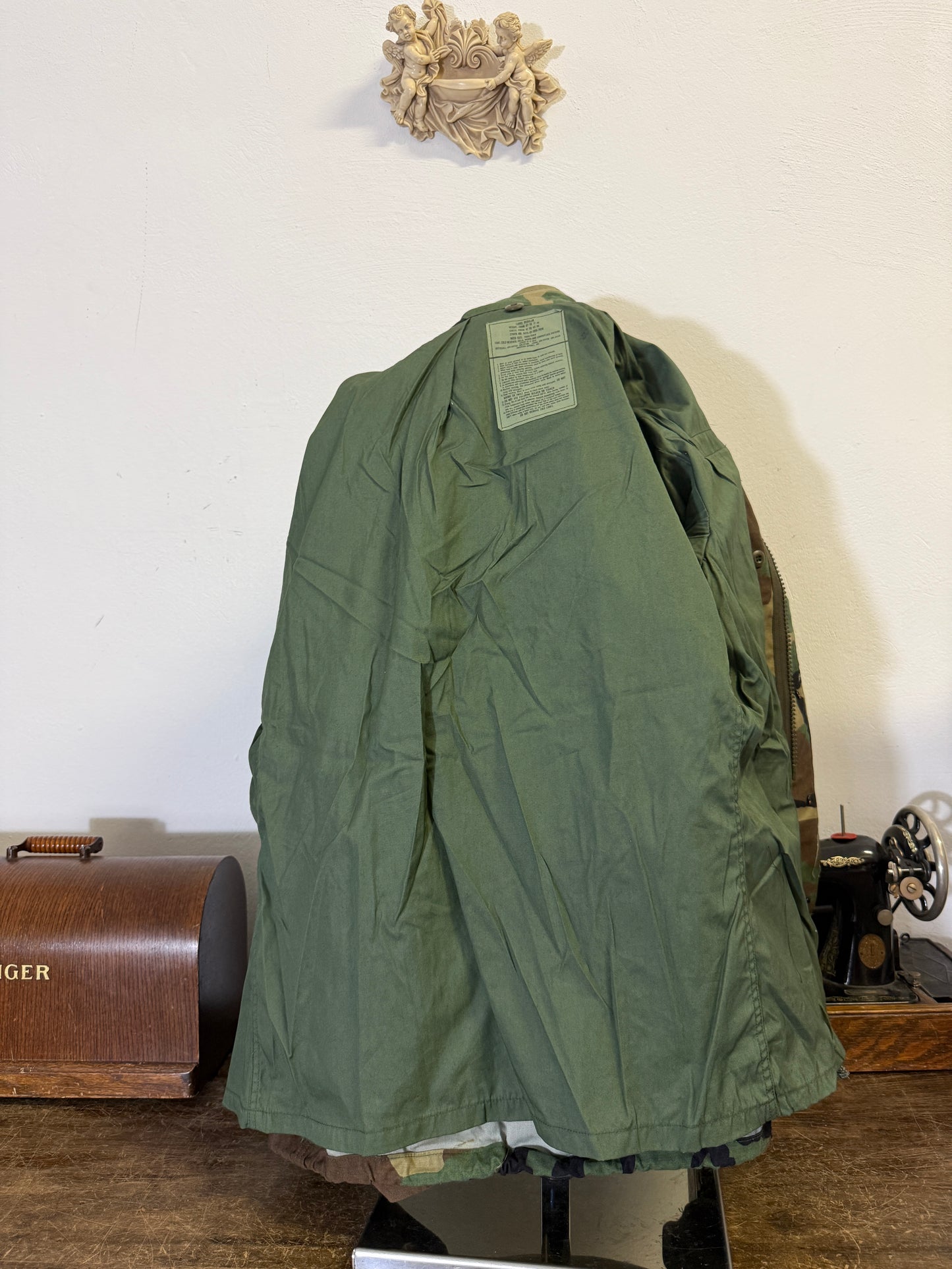 Vintage Woodland Field Jacket M65 Us Army “XL”