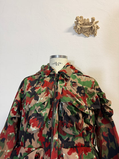 Vintage Swiss Army Camo Jacket M70 “L”