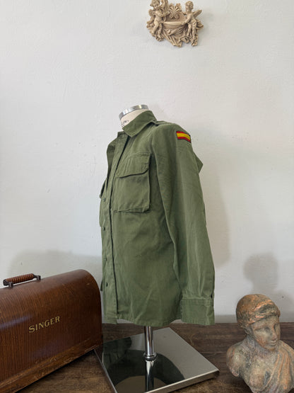 Vintage Spanish Army Shirt “XS”