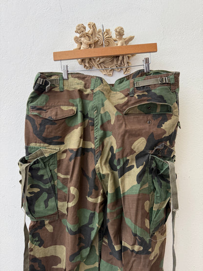 Vintage Woodland Cargo Pants M65 Us Army “W40”