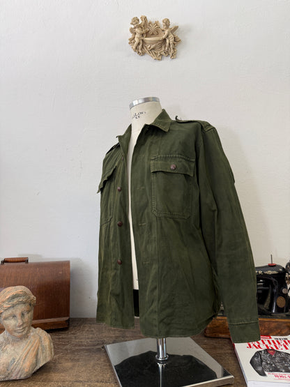 Vintage 80’s Faded Hungarian Army Shirt “M/L”