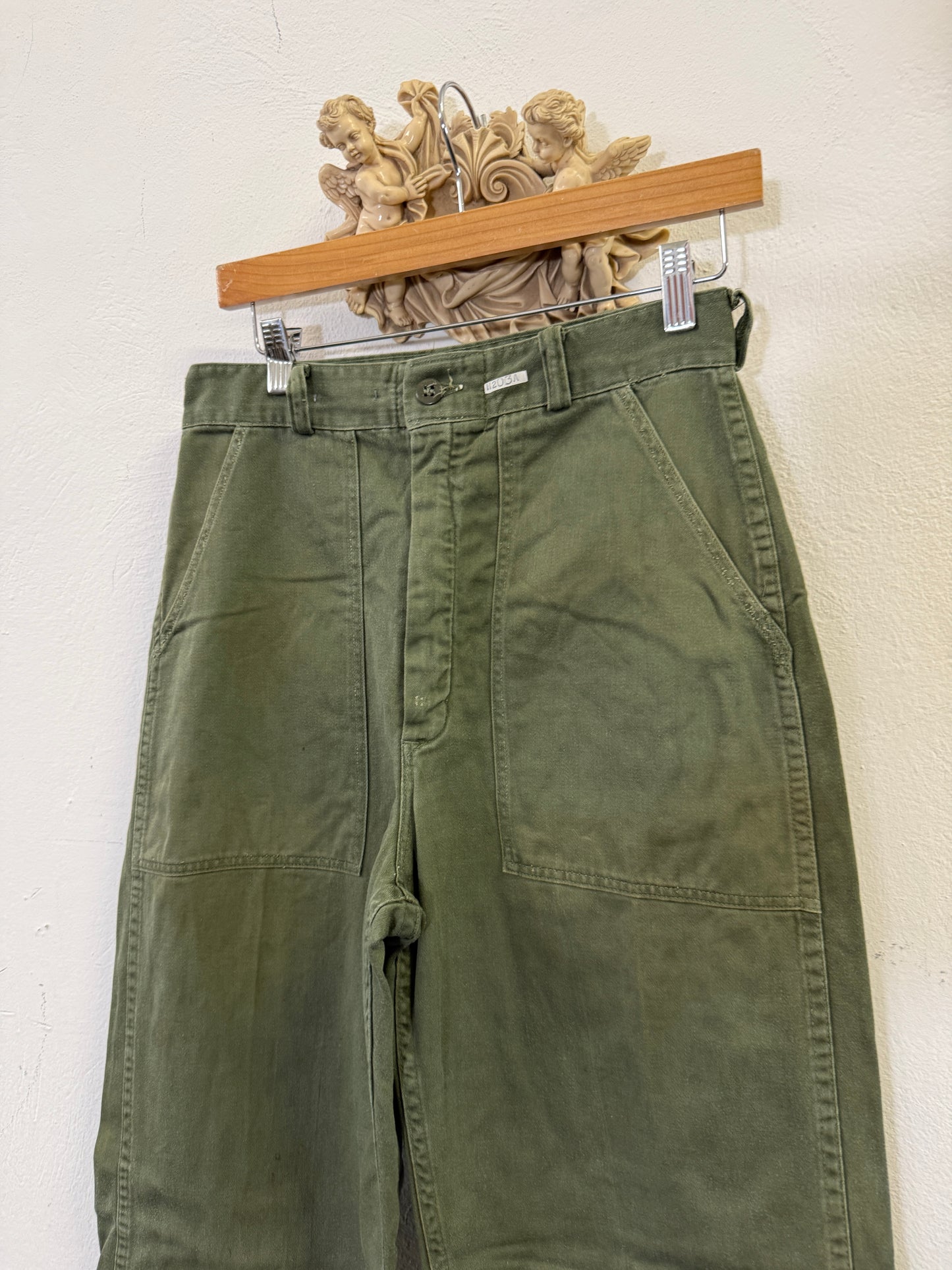 Vintage Og 107 Us Army Fatigue Pants “W28”