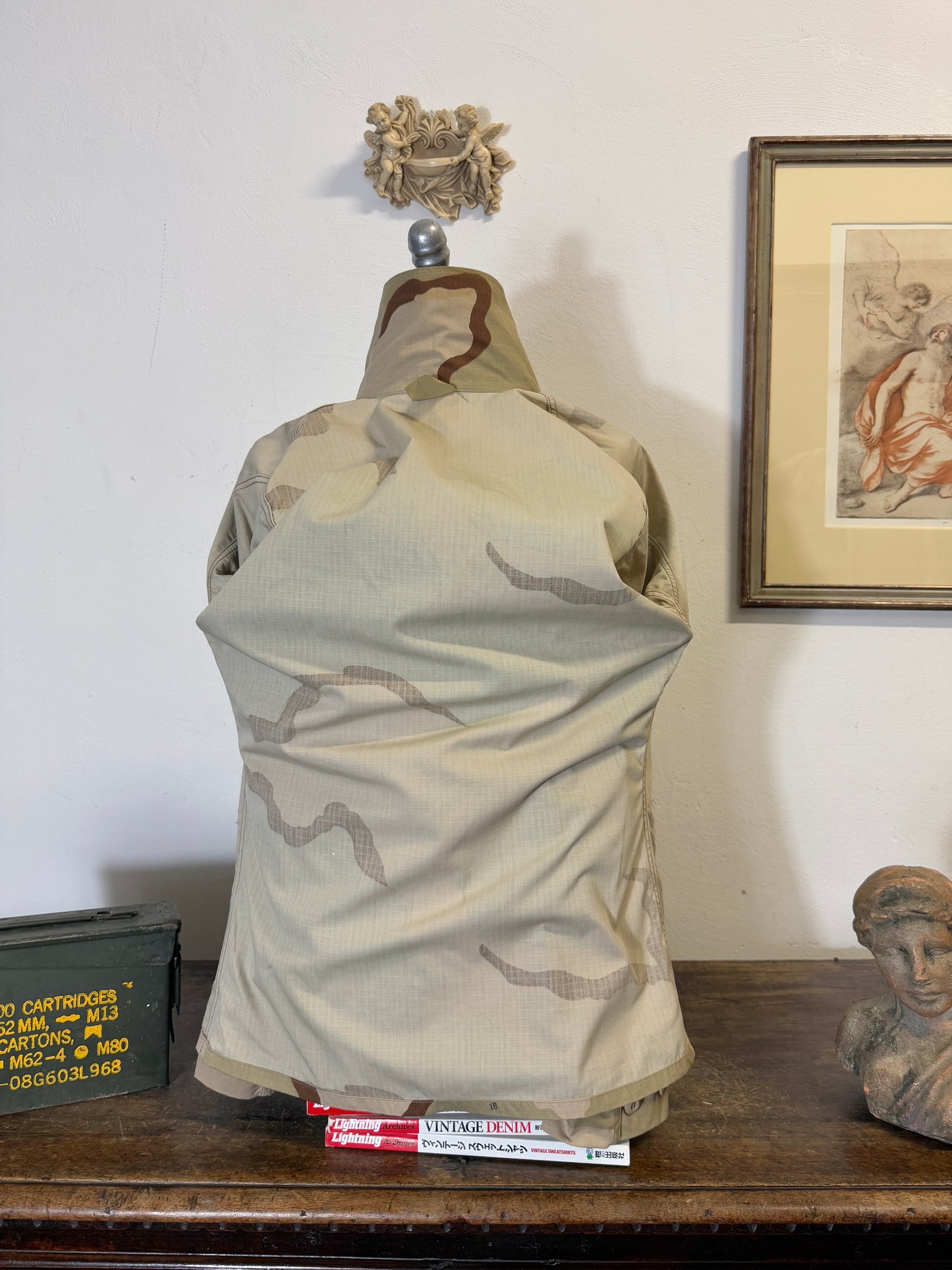 Vintage BDU Desert Camo Jacket Us Army “M”
