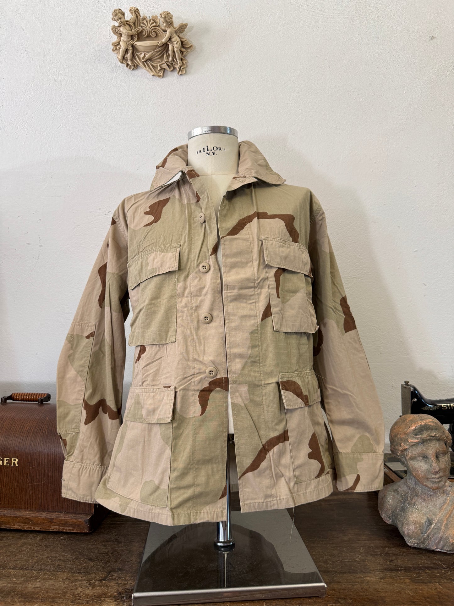 Vintage BDU Camo Jacket Ripstop US Army “M”