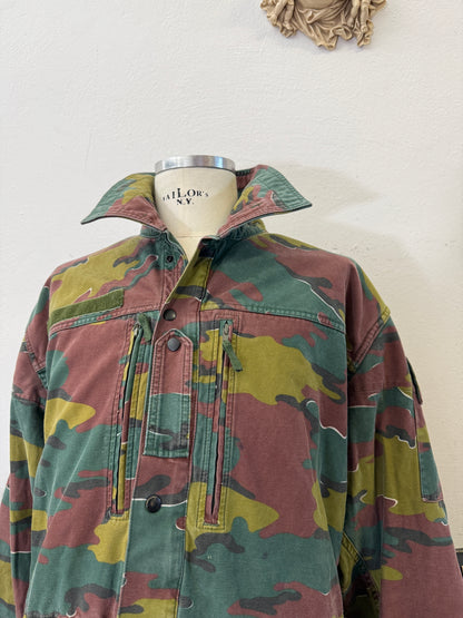 Vintage Belgian Army Camo Jacket “XXL”