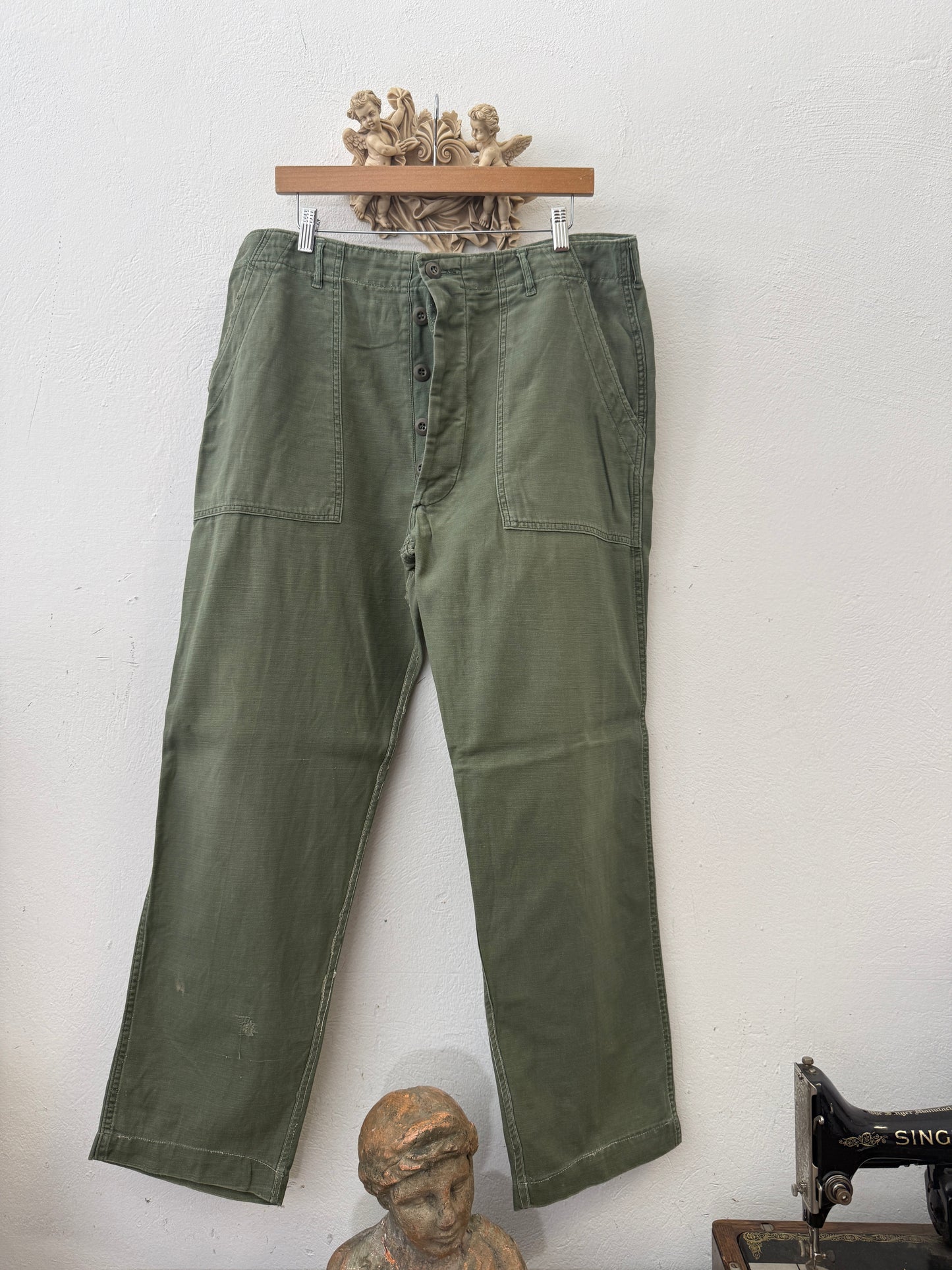 Vintage Og 107 Us Army Fatigue Pants “W35”