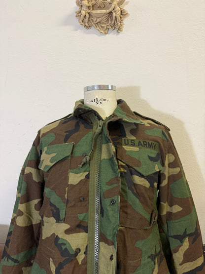 Vintage Woodland Field Jacket M65 Us Army “S”