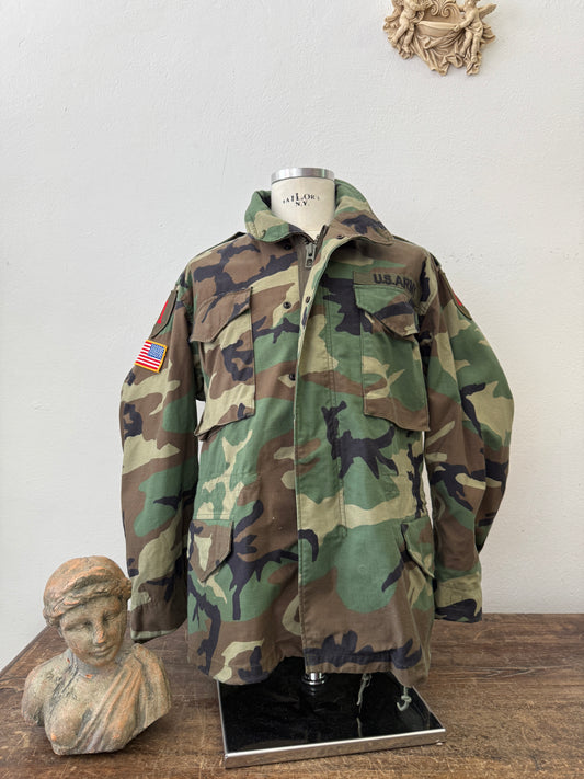 Vintage Woodland Field Jacket M65 Us Army “M/L”
