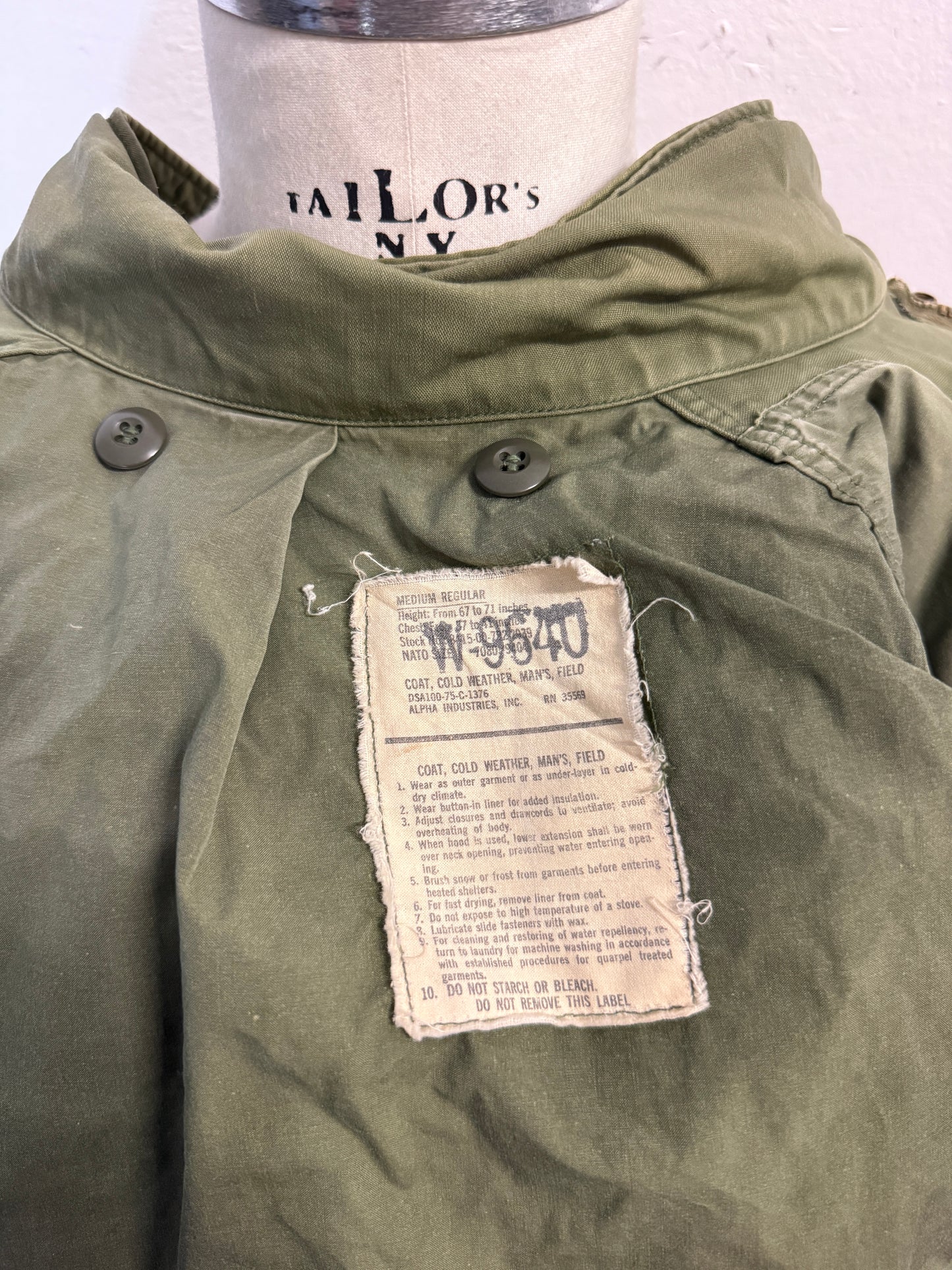 Vintage Field Jacket M65 Us Army “L/XL”