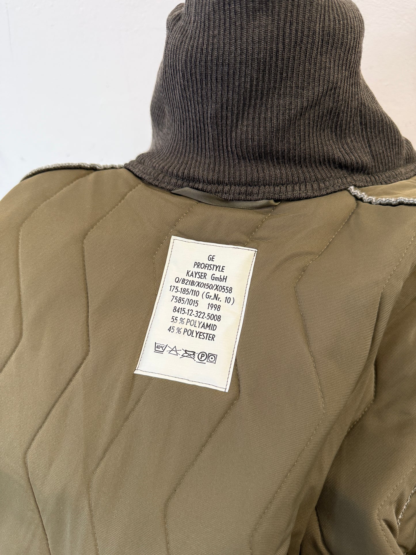 Deadstock German Army Liner Jacket “L/XL”