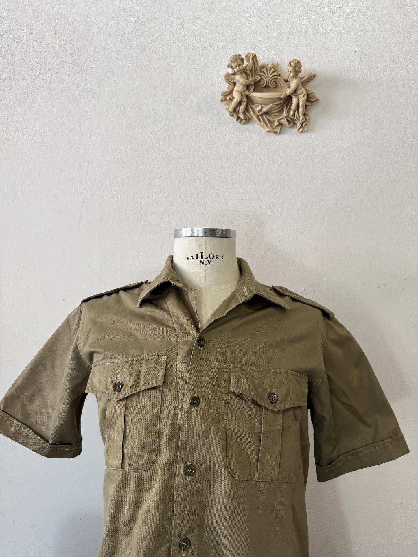 Vintage Italian Army Shirt “S/M”