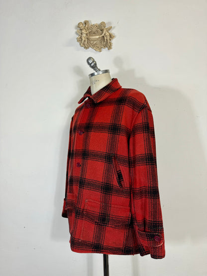 veste de chasse vintage fabriquée aux États-Unis « L »