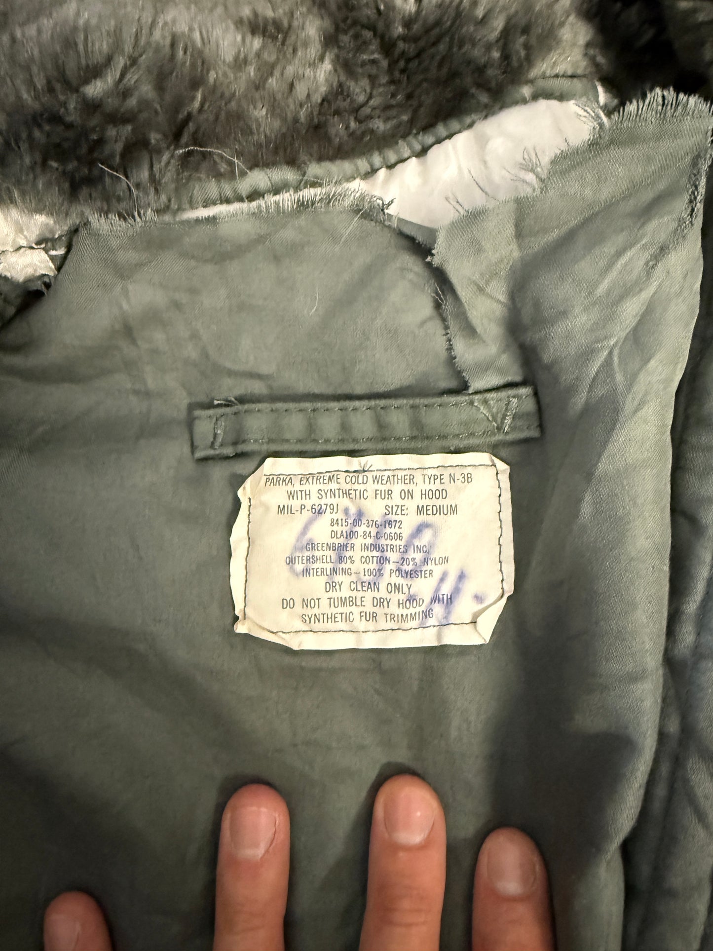 Vintage N-3B Jacket “L”