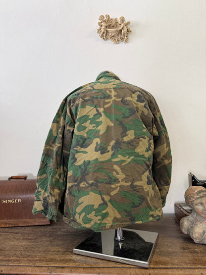 Vintage 70’s Ripstop Jungle Jacket ERDL Us Army “L”