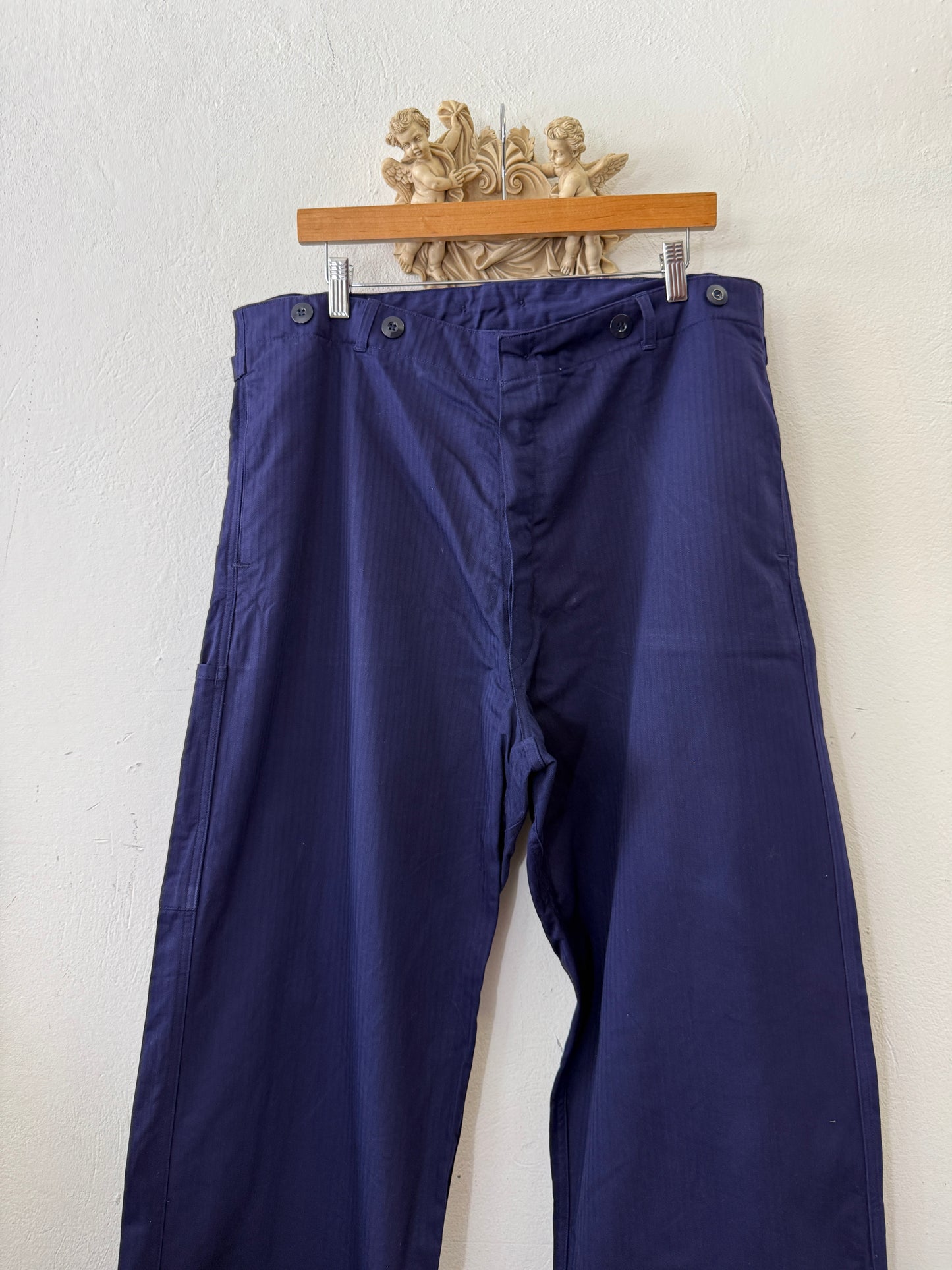 Vintage German Army Work Pants HBT “W38”