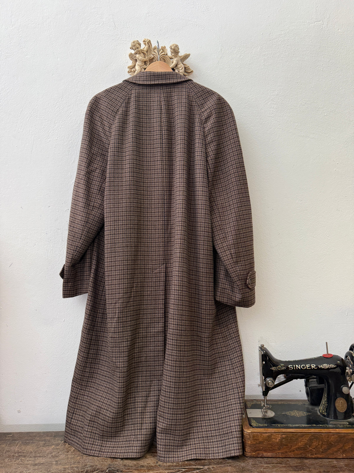 Vintage 80’s Raglan Wool Coat “L/XL”