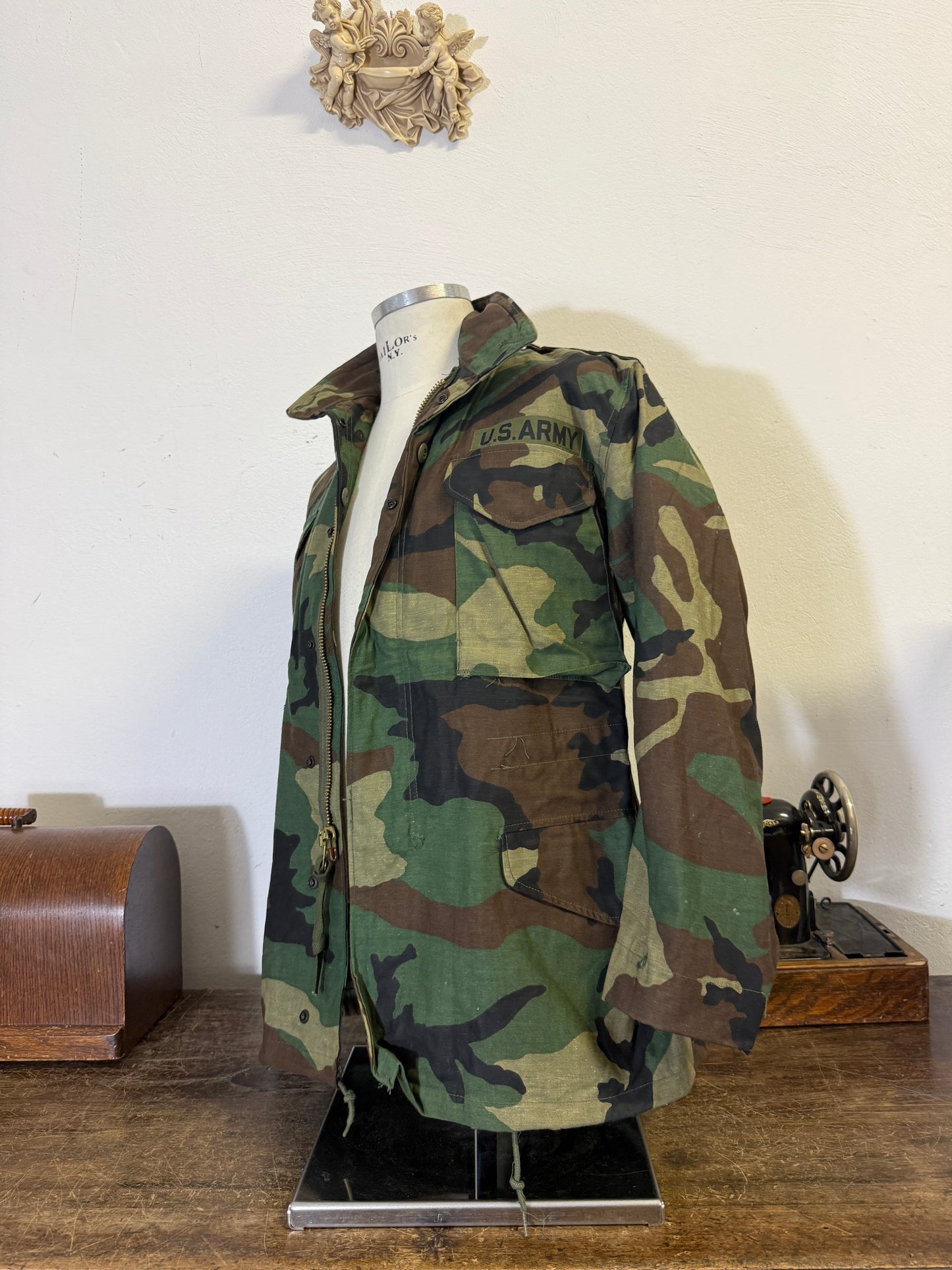 Vintage Woodland Field Jacket M65 Us Army “XS/S”