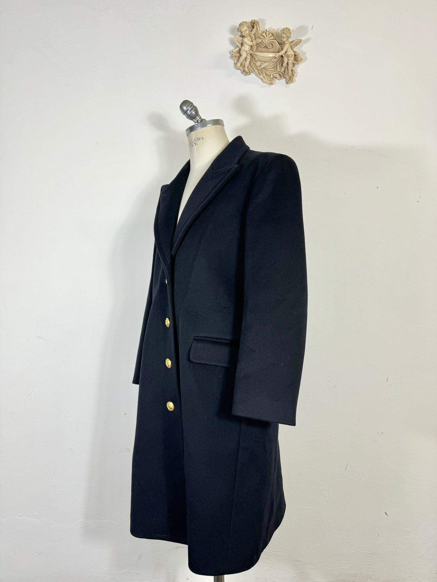 manteau vintage femme marine italienne « M/L »