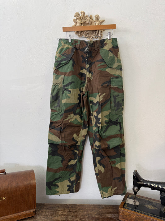 Vintage Woodland Cargo Pants M65 Us Army “W31”