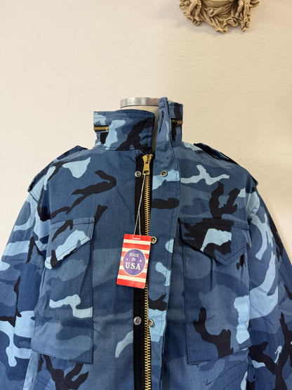 Camo Field Jacket M65 Made in Usa “XL”