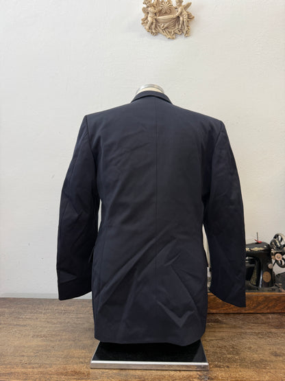 Vintage Italian Navy Double Breasted Jacket “M”