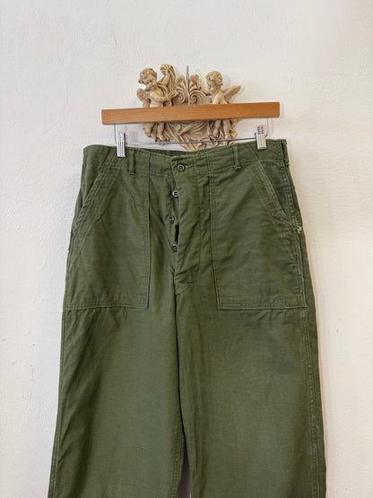 Vintage Og 107 Us Army Fatigue Pants “W33”