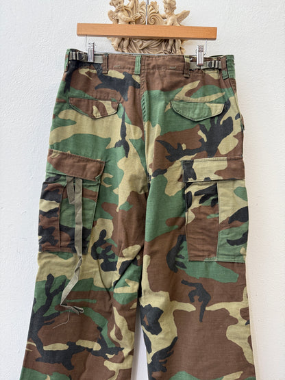 Vintage Woodland Cargo Pants M65 Us Army “W34”