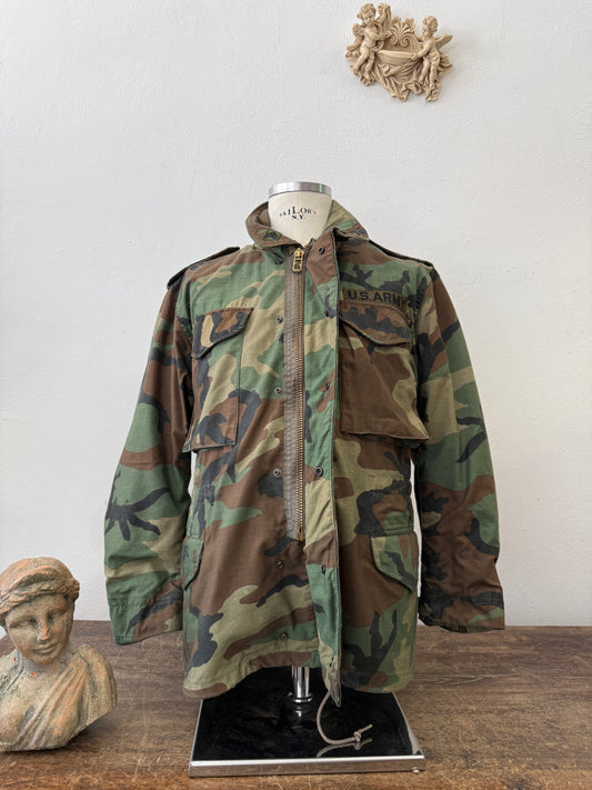 Vintage Woodland Field Jacket M65 Us Army “M”