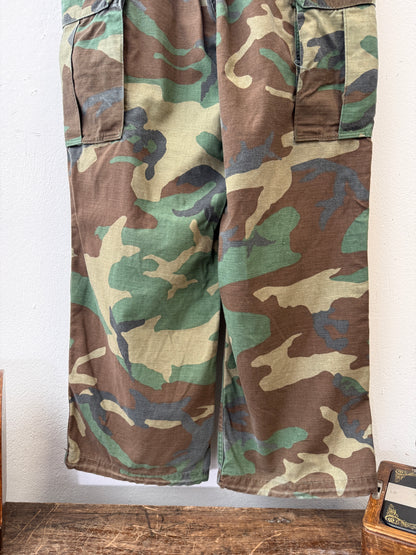 Vintage Woodland Cargo Pants M65 Us Army “W38”
