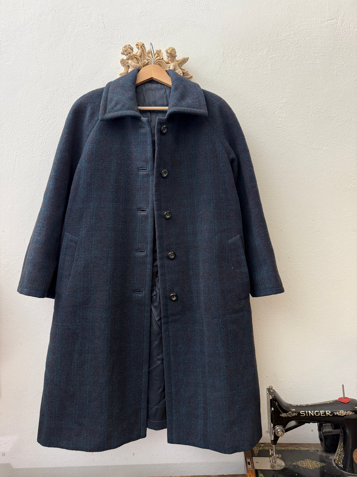 Vintage 80’s Raglan Woman Coat “M/L”
