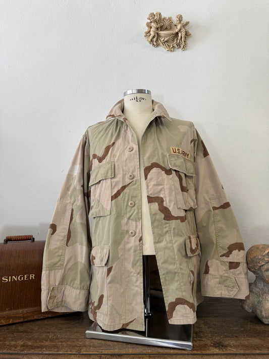 Vintage BDU Camo Jacket Ripstop US Army – XL
