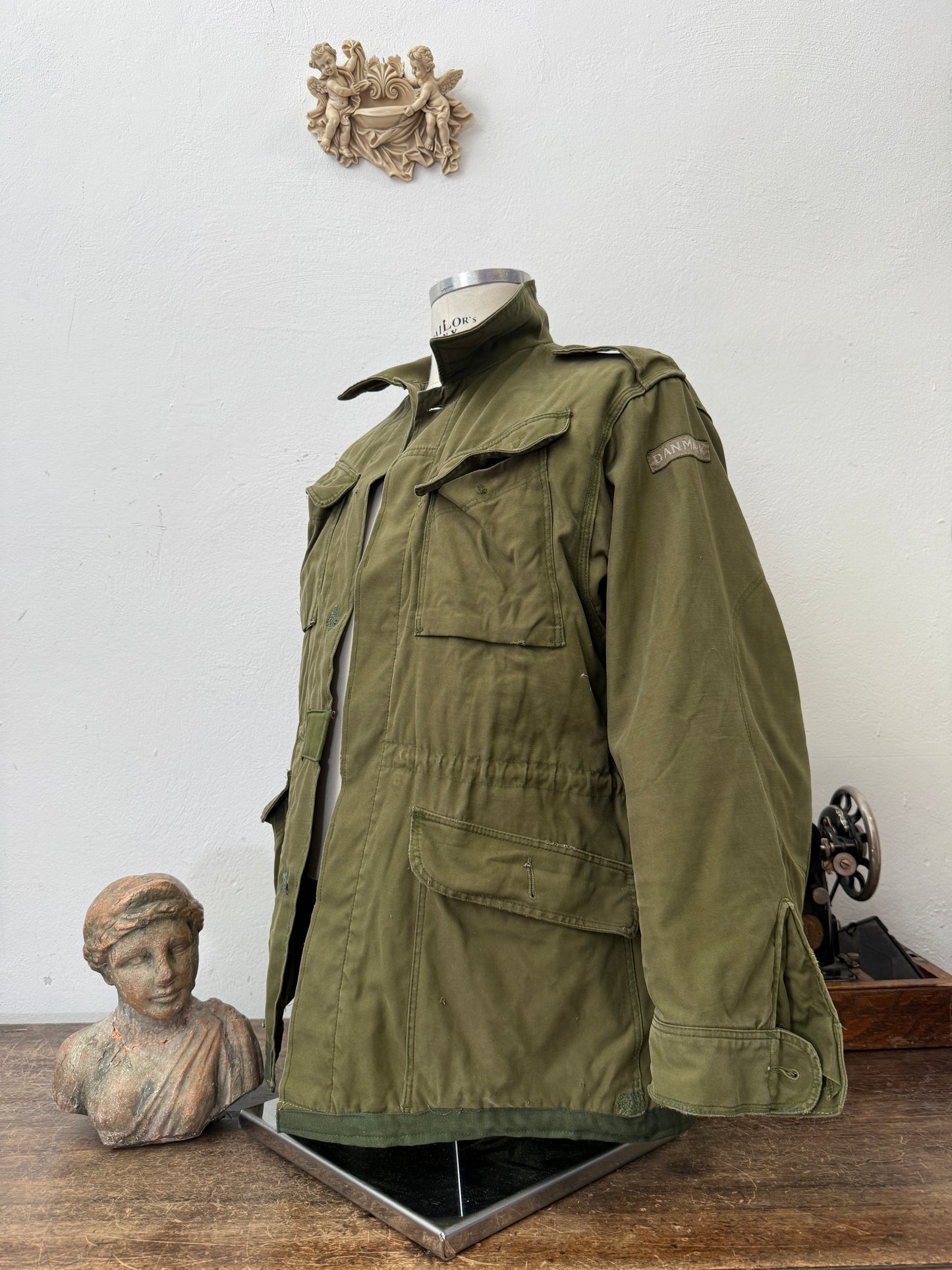 Vintage Danish Army Jacket Without Buttons “M”