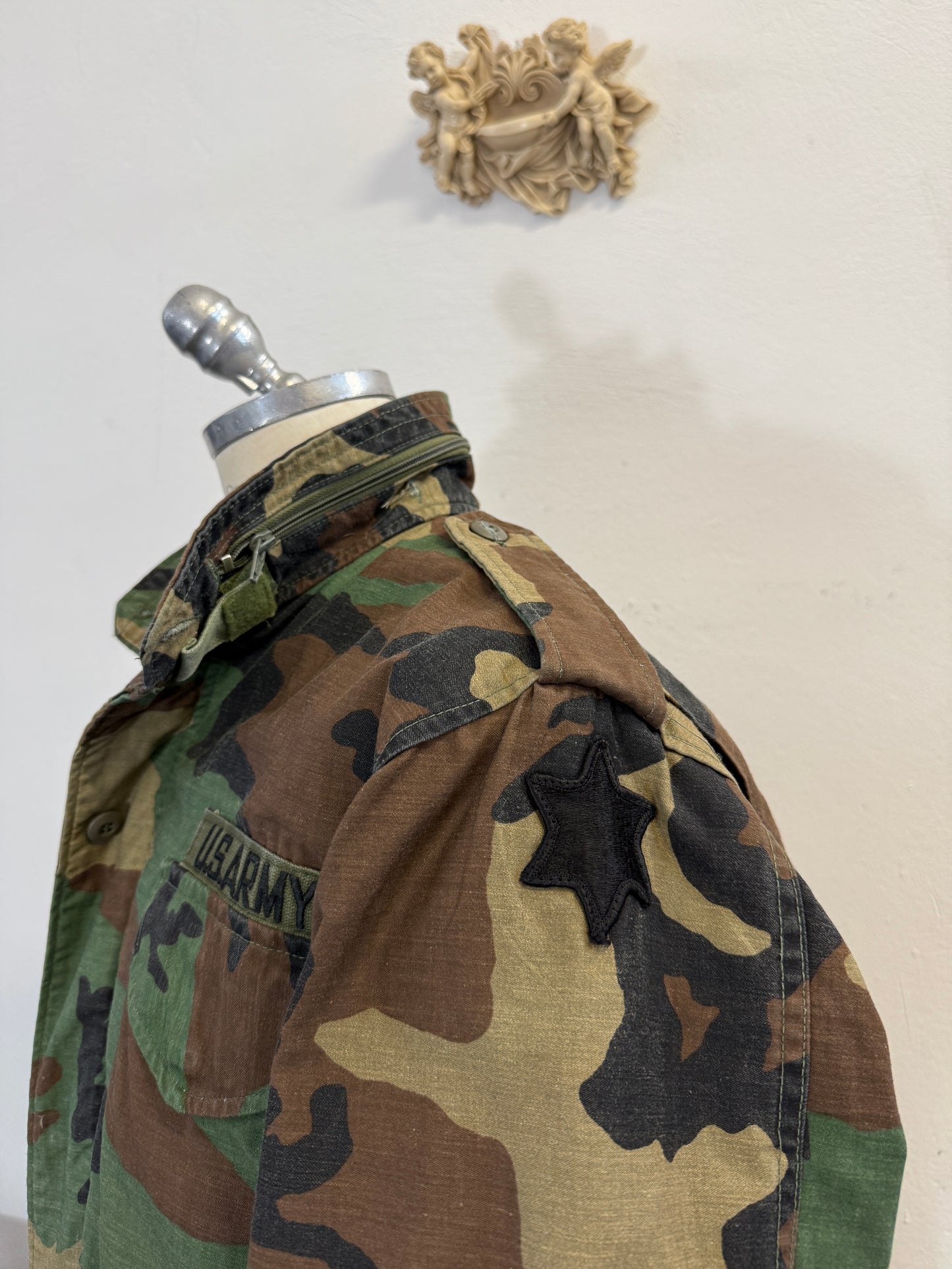 Vintage Woodland Field Jacket M65 Us Army “M”