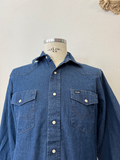Denim Wrangler Shirt “M”
