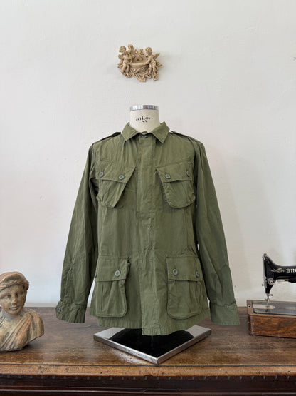 Jungle Jacket Popeline First Pattern Military Green - Chesapeake’s