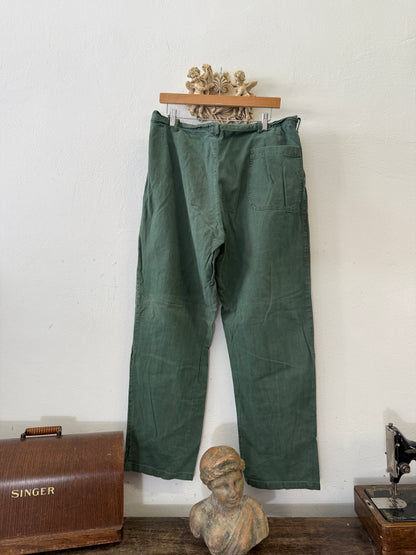 Vintage Swedish Army Fatigue Pants “W35”