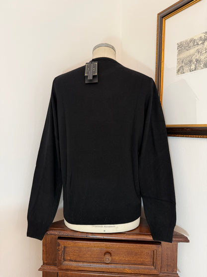 Essential Black Sweater - Made in Italy