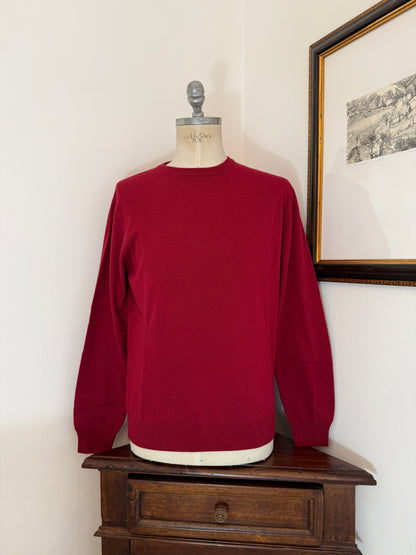 Essential Red Sweater - Made in Italy