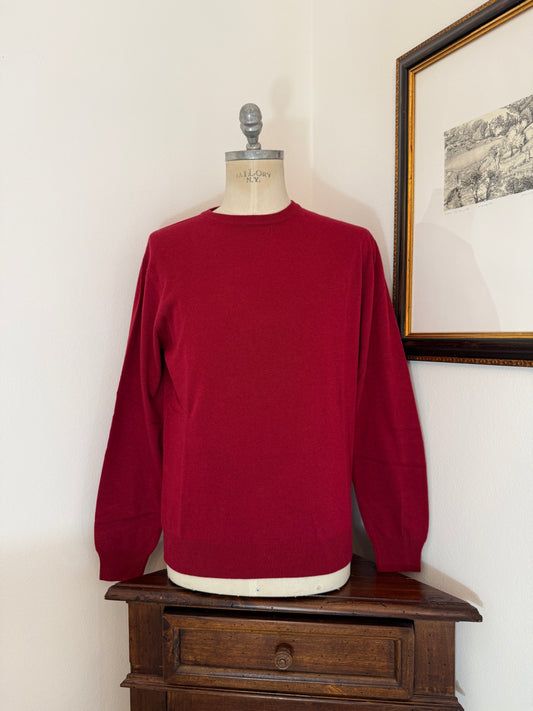 Essential Red Sweater - Made in Italy