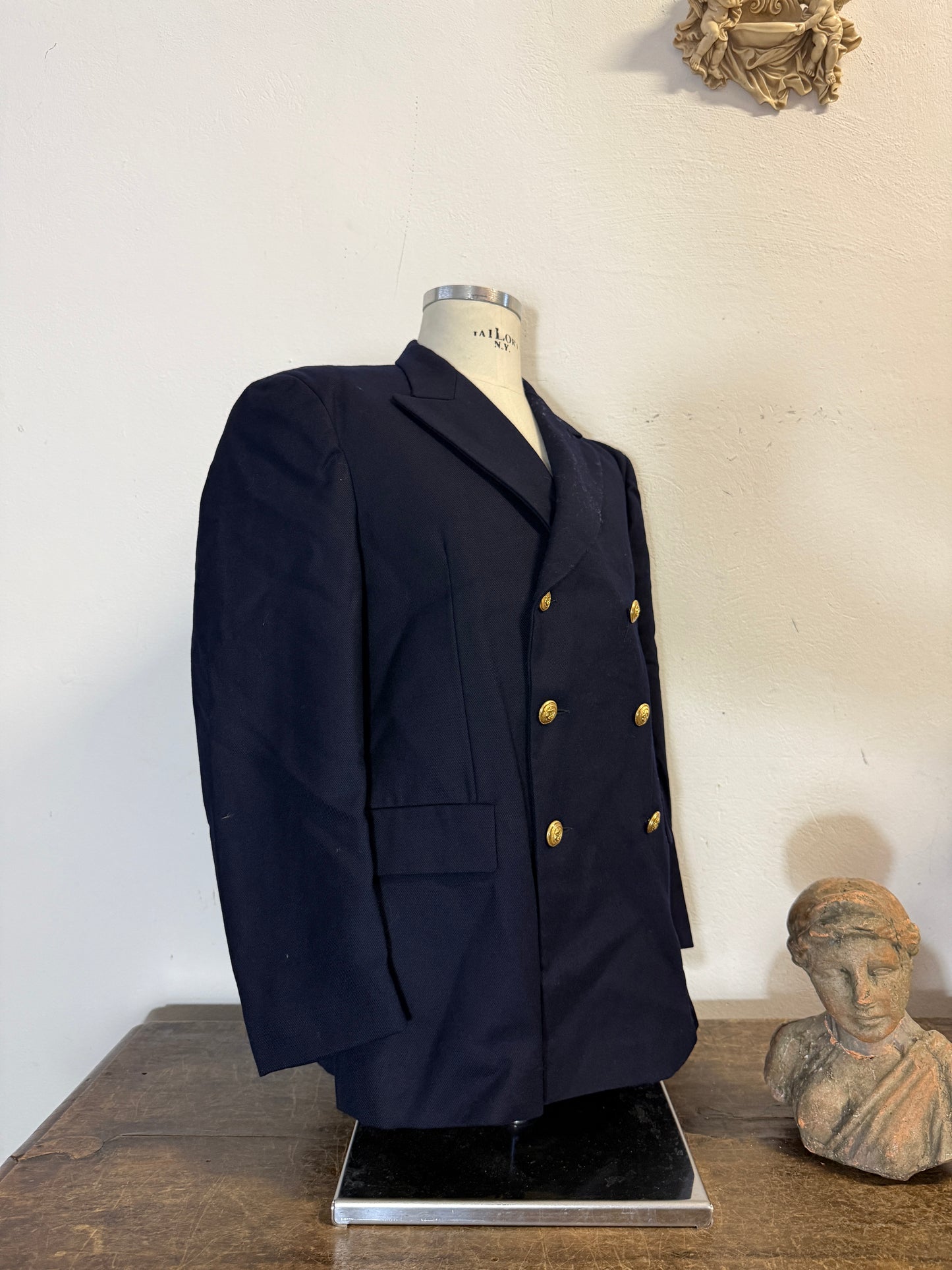 Vintage 90’s Italian Navy Double Breasted Jacket “M/L”