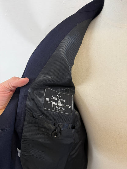 Vintage 00’s Italian Navy Double Breasted Jacket “M”