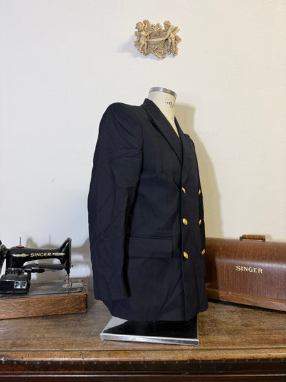 Vintage 00’s Italian Navy Double Breasted Jacket “M/L”
