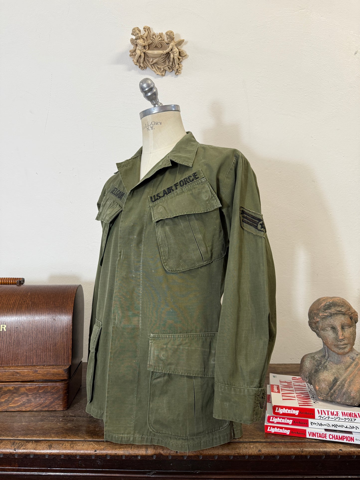 Vintage Rip Stop Jungle Jacket U.S. AIR FORCE “S”